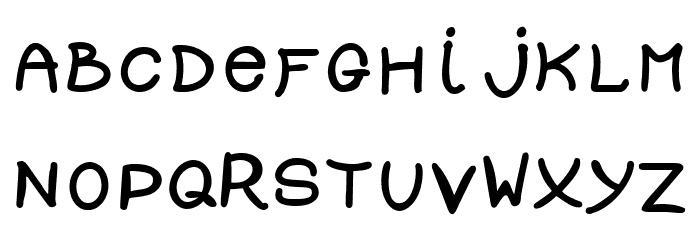 DOLLY-Regular Font LOWERCASE
