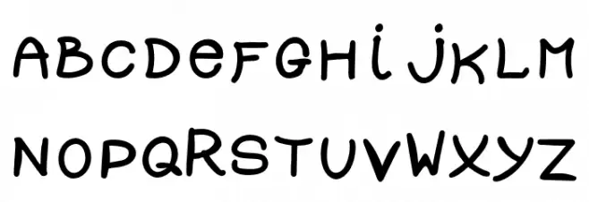 DOLLY-Regular フォント 大文字