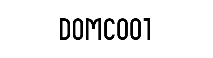 DOMCO 01  Fuentes Gratis Descargar