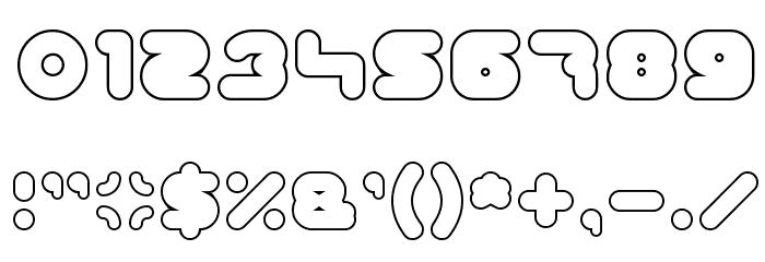 DOMINIQUE-Hollow Font OTHER CHARS