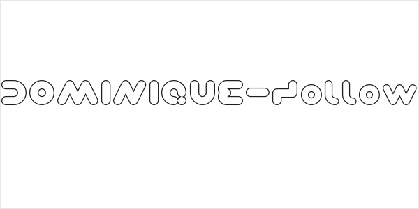 DOMINIQUE-Hollow Logo