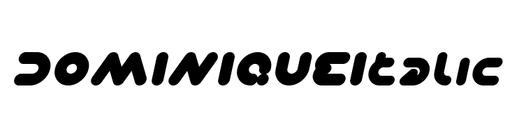 DOMINIQUE Italic  font caratteri gratis