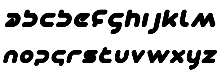 DOMINIQUE Italic Font LOWERCASE