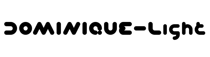DOMINIQUE-Light  font caratteri gratis