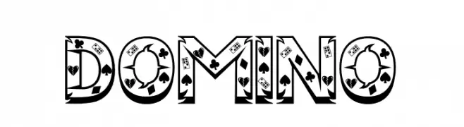 DOMINO  नि: शुल्क फ़ॉन्ट्स डाउनलोड