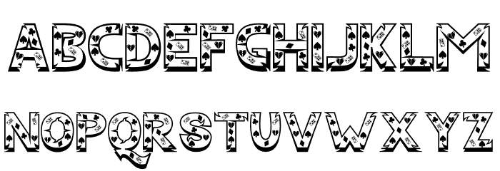 DOMINO Font LOWERCASE