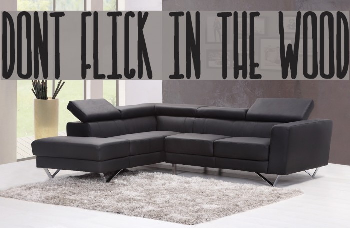 DONT FLICK IN THE WOOD Example 2