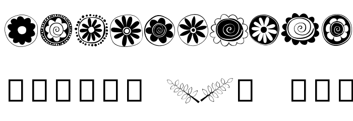 DOODLE DINGS 1 Birds Cages Font OTHER CHARS