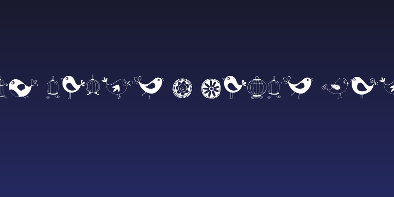 DOODLE DINGS 1 Birds Cages Social Header