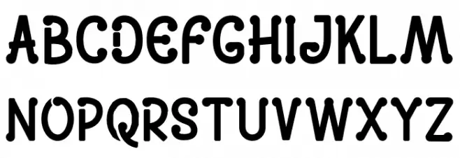 DOOLANRegular 字体 大写