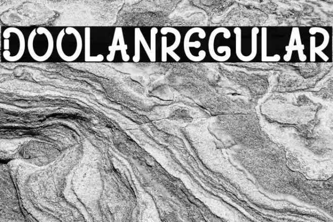 DOOLANRegular Font examples