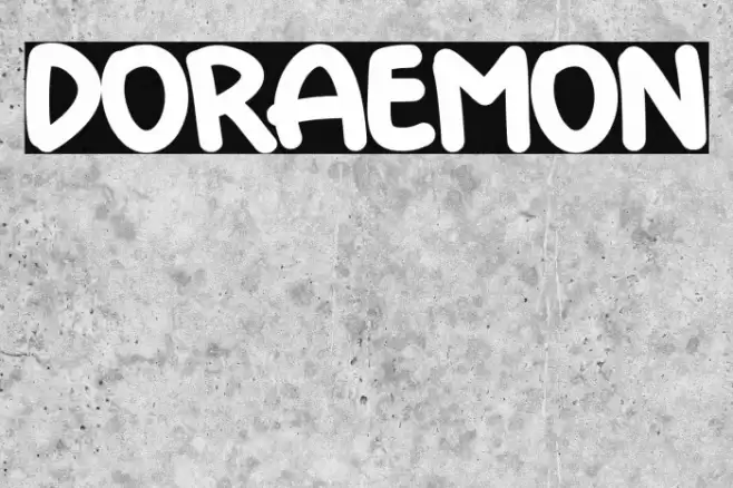 DORAEMON Font examples
