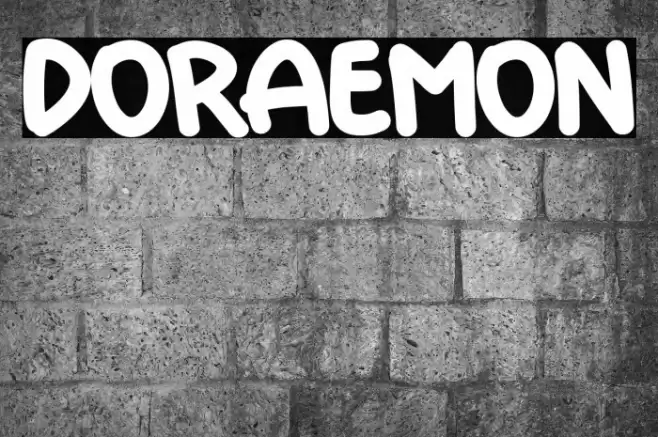 DORAEMON Font examples
