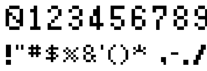 DOSUKOI Font OTHER CHARS
