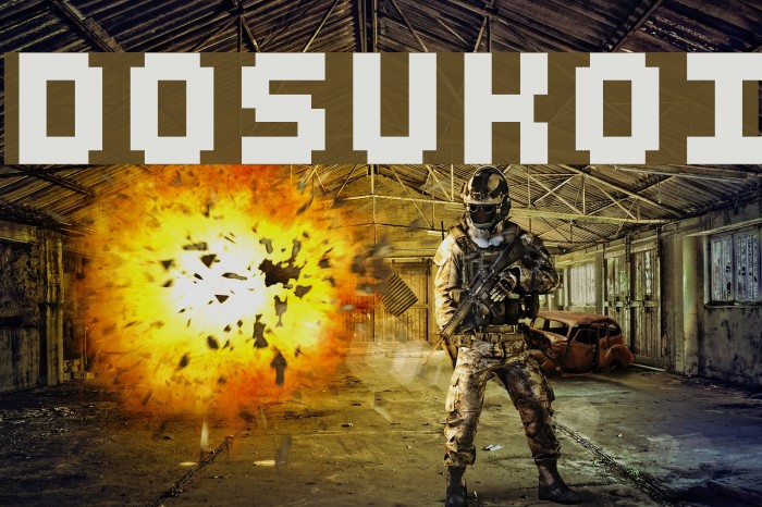 DOSUKOI Font examples