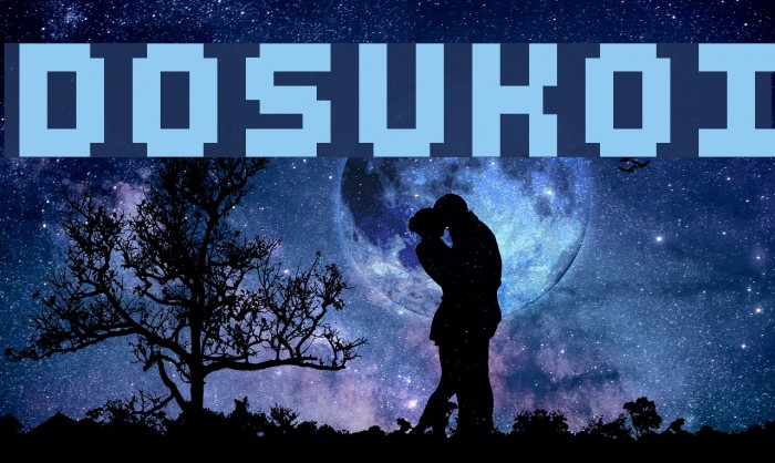 DOSUKOI Font examples