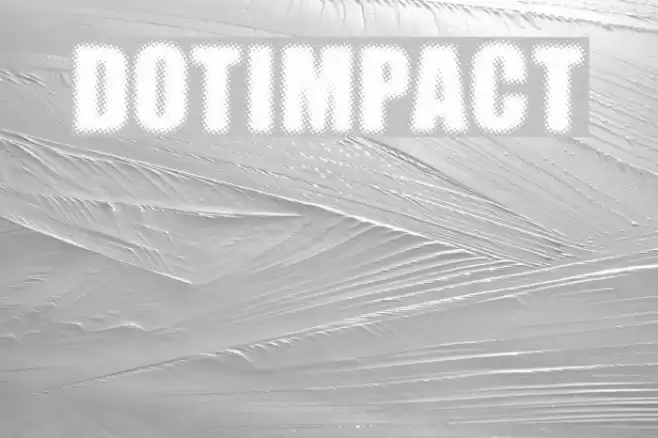 DOTIMPACT Font examples