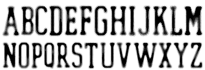 DOTLED Font LOWERCASE