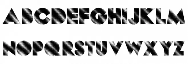 DOTZ PERSONAL USE Bold 字体 大写