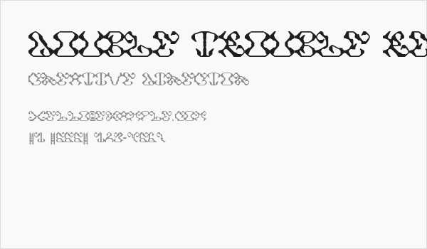 DOUBLE TROUBLE Regular Business Card