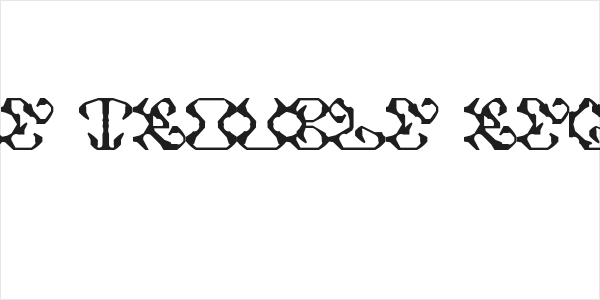 DOUBLE TROUBLE Regular Logo