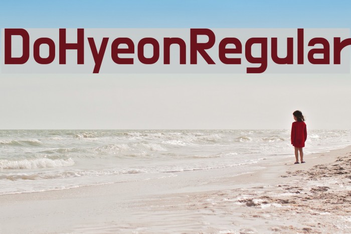 Do Hyeon Regular Font examples