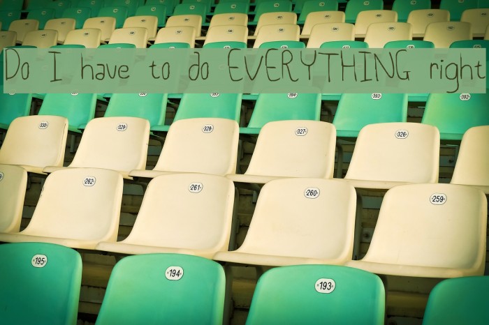 Do I have to do EVERYTHING right Font examples