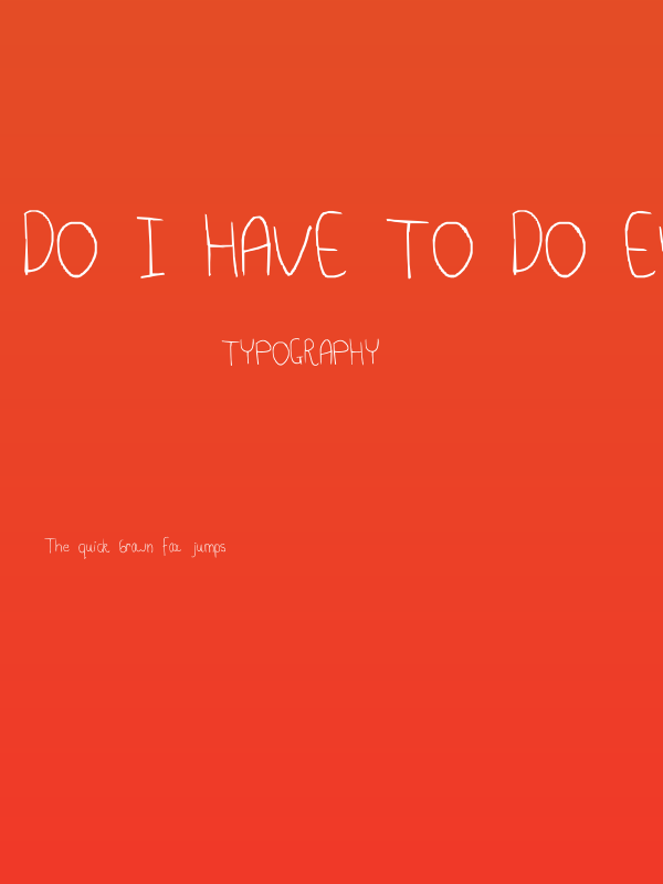 Do I have to do EVERYTHING right Poster
