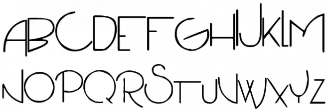 Do I like Stripes? フォント 大文字