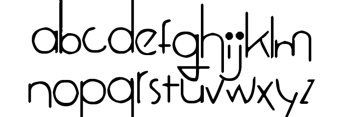 Do I like Stripes? Font LOWERCASE