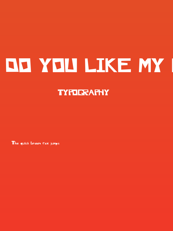 Do You Like My Font Andy Poster