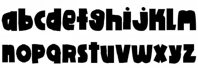 Do it yourself Font LOWERCASE