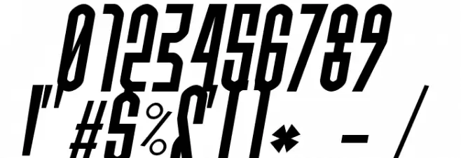 Do not eat this Italic Font OTHER CHARS