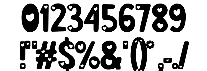 DoItwithLove Font OTHER CHARS