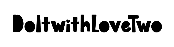 DoItwithLoveTwo  フリーフォントのダウンロード