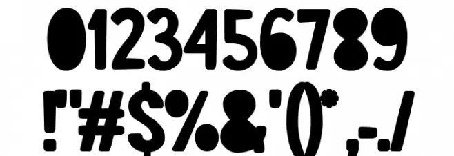 DoItwithLoveTwo Font OTHER CHARS