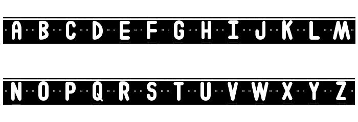 DoUbLe CoLoR St Font LOWERCASE