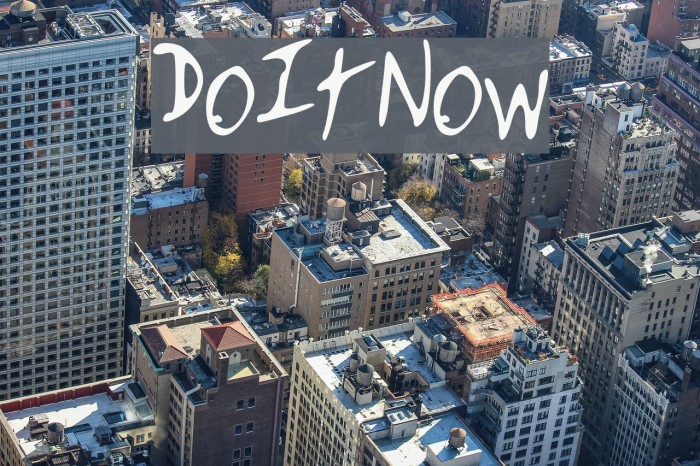 Do_It_Now Font examples