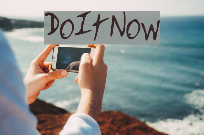 Do_It_Now Font examples