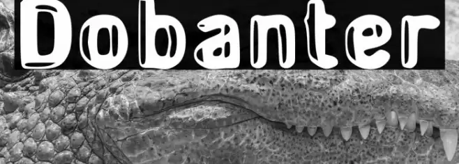 Dobanter Font examples