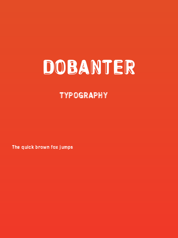 Dobanter Poster