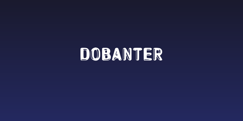 Dobanter Social Header