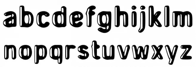 Dobanter फ़ॉन्ट लोअरकेस