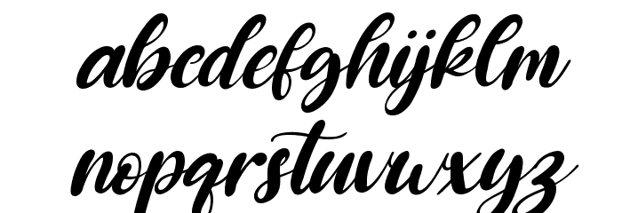 Dobbystar Italic Font LOWERCASE