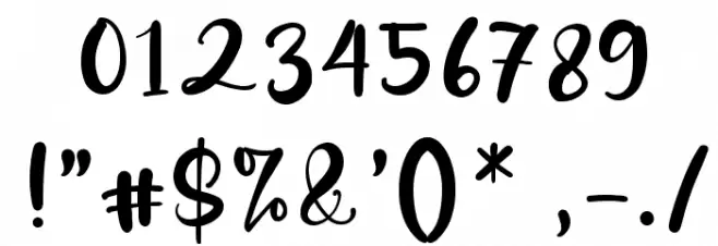 Dobbystar Font OTHER CHARS