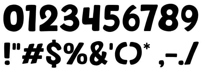 Dobidoo Font OTHER CHARS