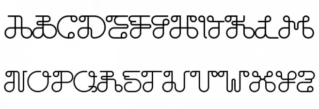 Dobilas Steady Schriftart Kleinbuchstaben