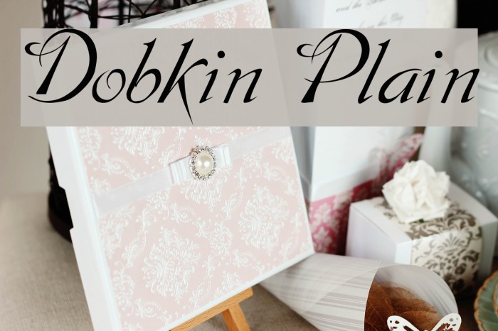 Dobkin Plain Caratteri examples