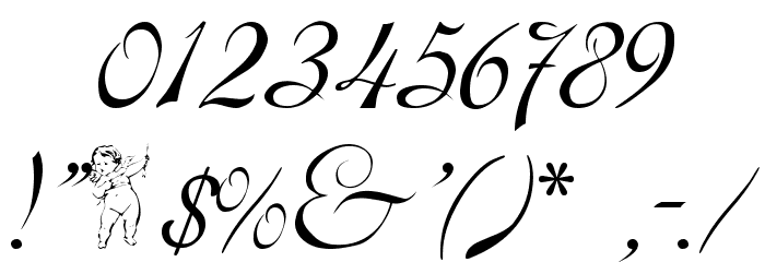 Dobkin Script Font OTHER CHARS