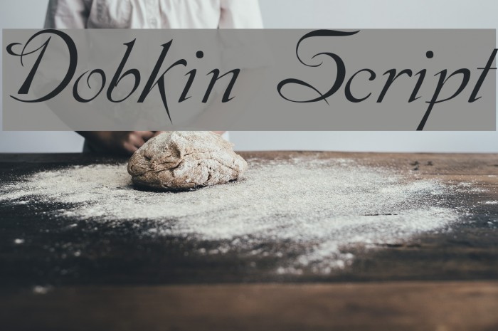 Dobkin Script Font examples